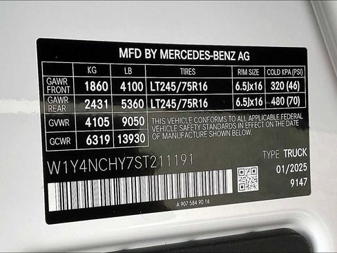 New 2025 Mercedes-Benz Sprinter 2500 image 13