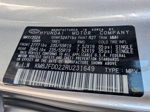 Used 2024 Hyundai Tucson Limited AWD/4WD image 23