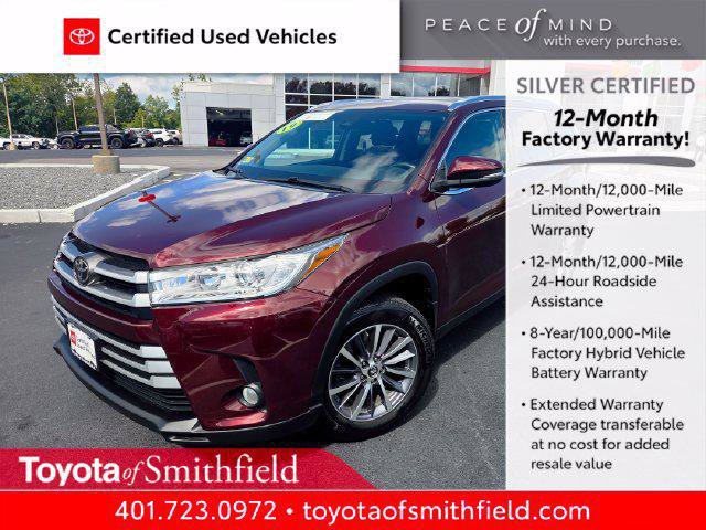 Certified 2019 Toyota Highlander XLE AWD/4WD image 1