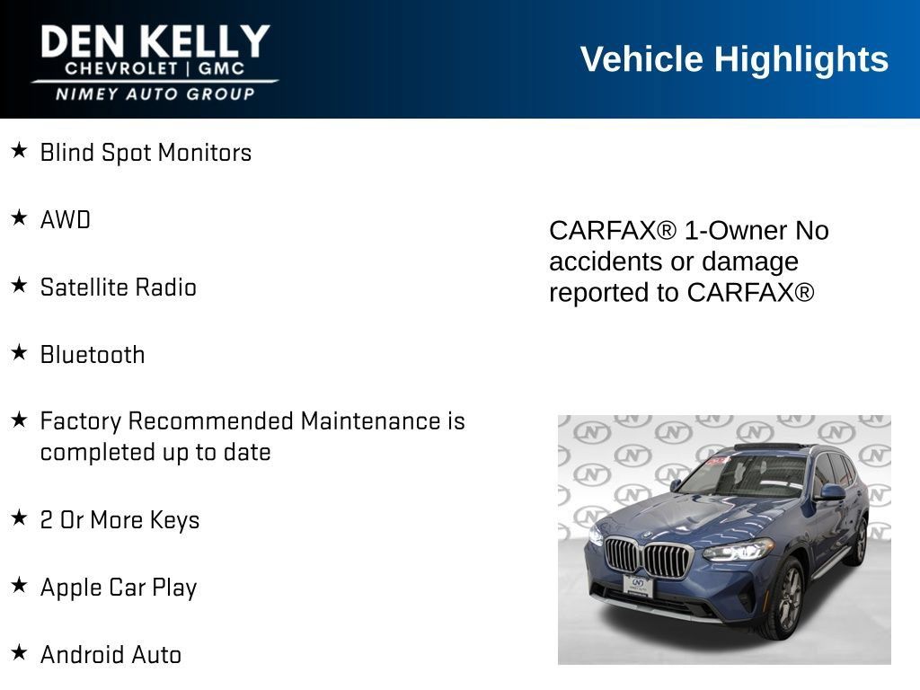 Used 2022 BMW X3 xDrive30i w/ Premium Package Essential AWD/4WD image 10
