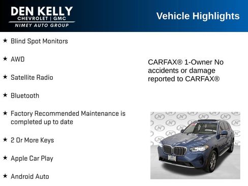 Used 2022 BMW X3 xDrive30i w/ Premium Package Essential AWD/4WD image 10