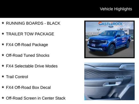 New 2025 Ford Ranger XLT w/ Equipment Group 301A High image 7