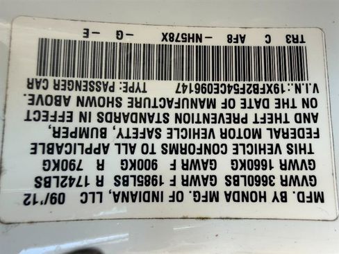 Used 2012 Honda Civic LX image 56