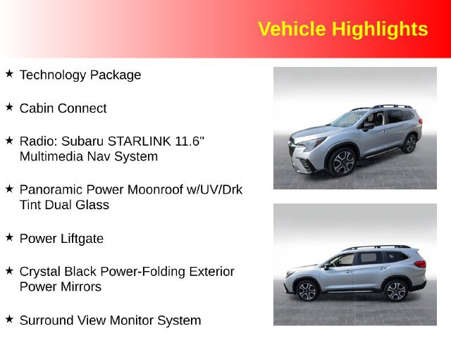 Used 2024 Subaru Ascent Limited w/ Technology Package AWD/4WD image 3
