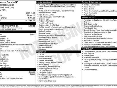 Used 2013 Hyundai Sonata SE w/ Navigation & Sunroof Pkg
