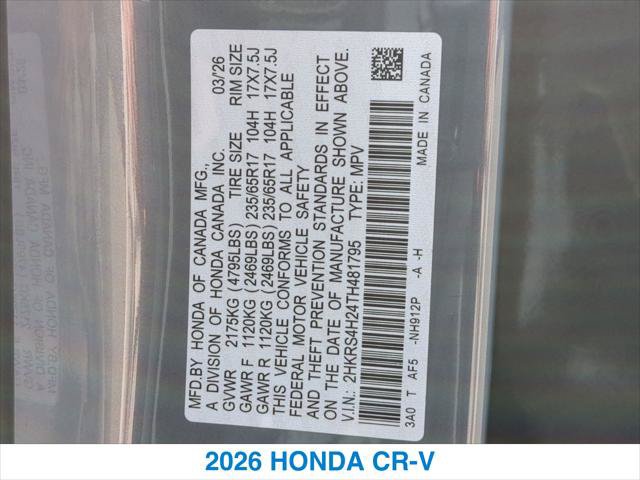 Certified 2026 Honda CR-V LX image 26