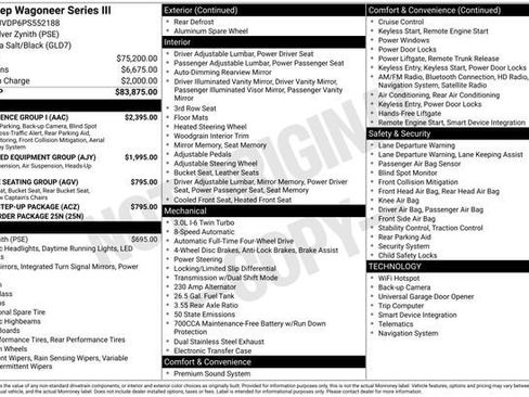 Used 2023 Jeep Wagoneer Series III w/ Convenience Group I image 36