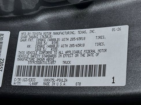 New 2026 Toyota Tundra TRD Pro image 17