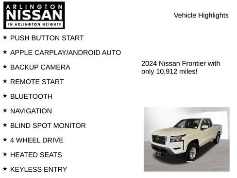 Certified 2024 Nissan Frontier SV w/ Technology Package AWD/4WD image 8