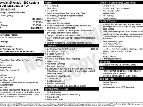 Certified 2024 Chevrolet Silverado 1500 Custom image 9