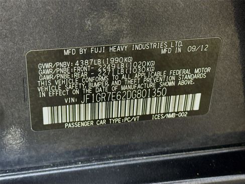 Used 2013 Subaru Impreza WRX Premium AWD/4WD image 22