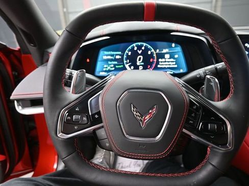 Used 2025 Chevrolet Corvette Stingray Preferred Cpe w/ Chrome Exterior Badge Package RWD image 8