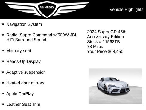 Used 2024 Toyota Supra RWD image 5