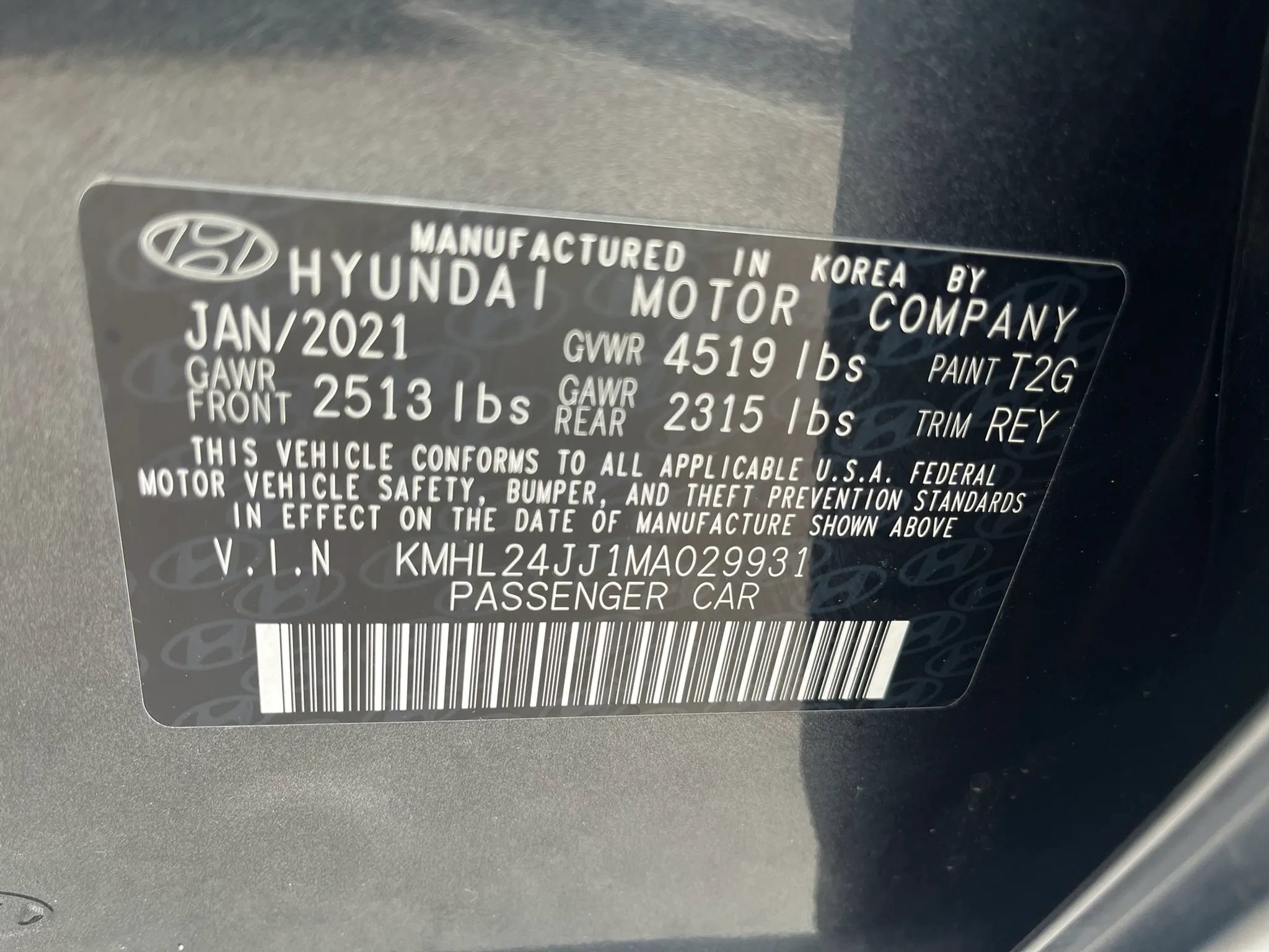 Used 2021 Hyundai Sonata Blue FWD image 52