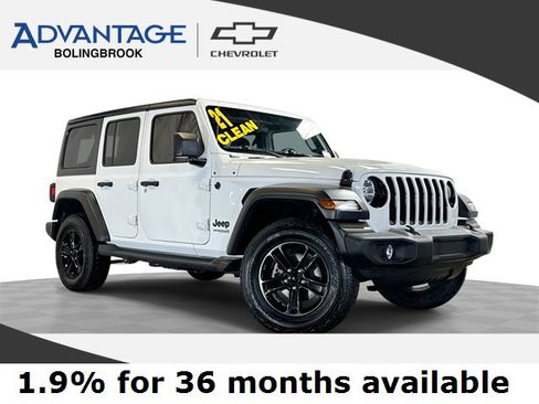 Used 2021 Jeep Wrangler Unlimited Sport image 1