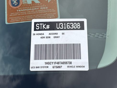 Used 2026 Honda Accord SE image 31