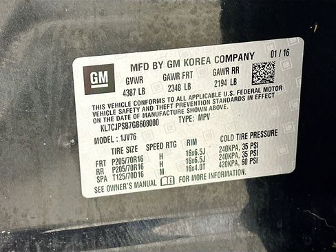 Used 2016 Chevrolet Trax LT w/ LT Convenience Package image 30