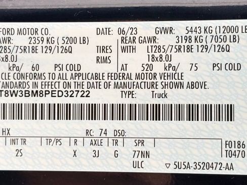 Certified 2023 Ford F350 XLT w/ Tremor Off-Road Package AWD/4WD image 54