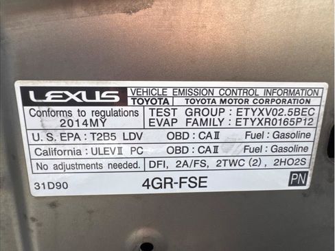 Used 2014 Lexus IS 250 w/ Navigation Package RWD image 19