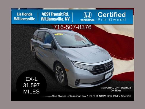 Used 2023 Honda Odyssey EX-L image 1