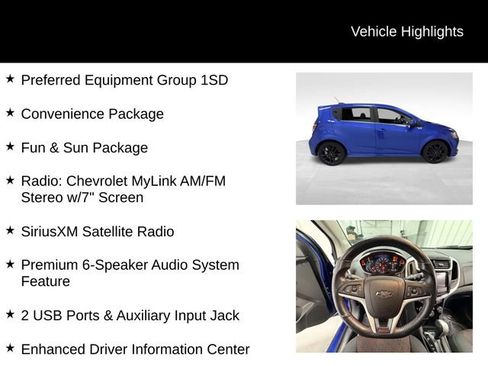 Certified 2018 Chevrolet Sonic LT w/ Fun and Sun Package image 16