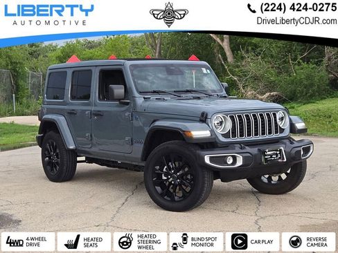 Certified 2025 Jeep Wrangler Unlimited Sahara w/ Safety Group AWD/4WD image 1