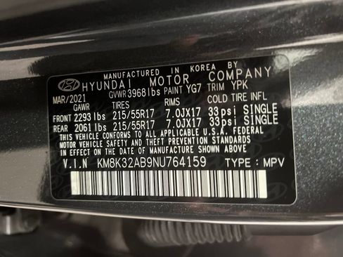 Used 2022 Hyundai Kona SEL w/ Convenience Package FWD image 33