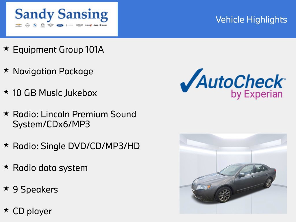Used 2012 Lincoln MKZ AWD image 8