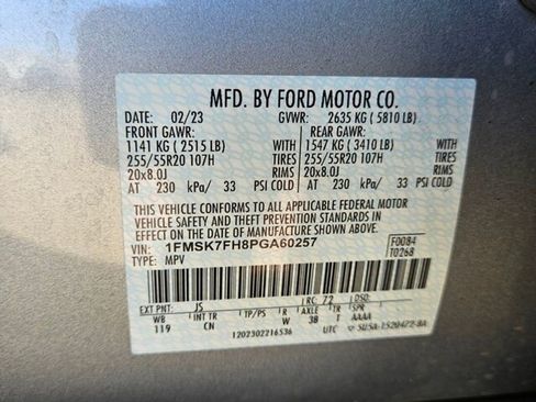 Used 2023 Ford Explorer Limited w/ Equipment Group 301A image 18