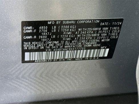 Certified 2025 Subaru Outback Limited image 39