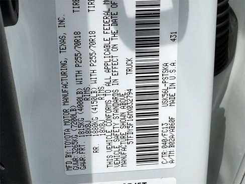 Used 2021 Toyota Tundra SR5 w/ Convenience Package image 45