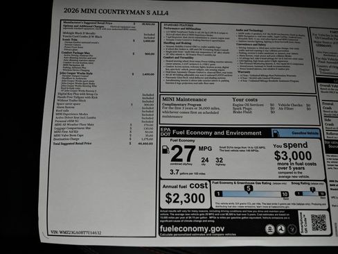 New 2026 MINI Cooper Countryman S w/ Comfort Package Max image 39