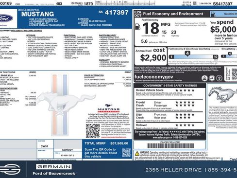 New 2025 Ford Mustang GT Premium image 29