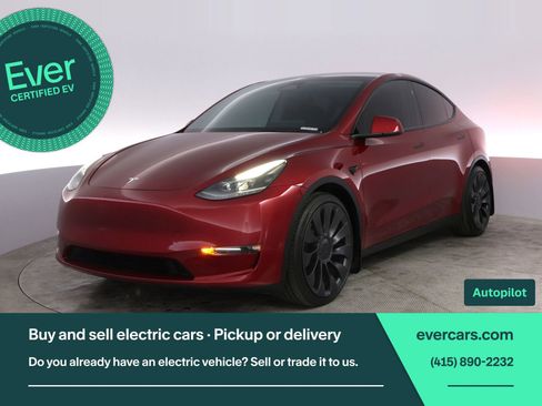 Used 2024 Tesla Model Y Performance AWD/4WD image 1