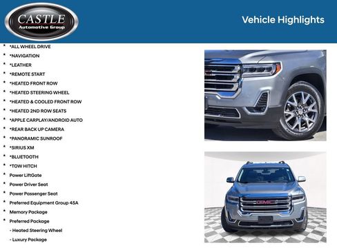 Used 2023 GMC Acadia SLT w/ Preferred Package AWD/4WD image 3