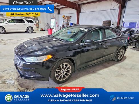 Used 2017 Ford Fusion SE w/ Fusion SE Technology Package FWD image 1