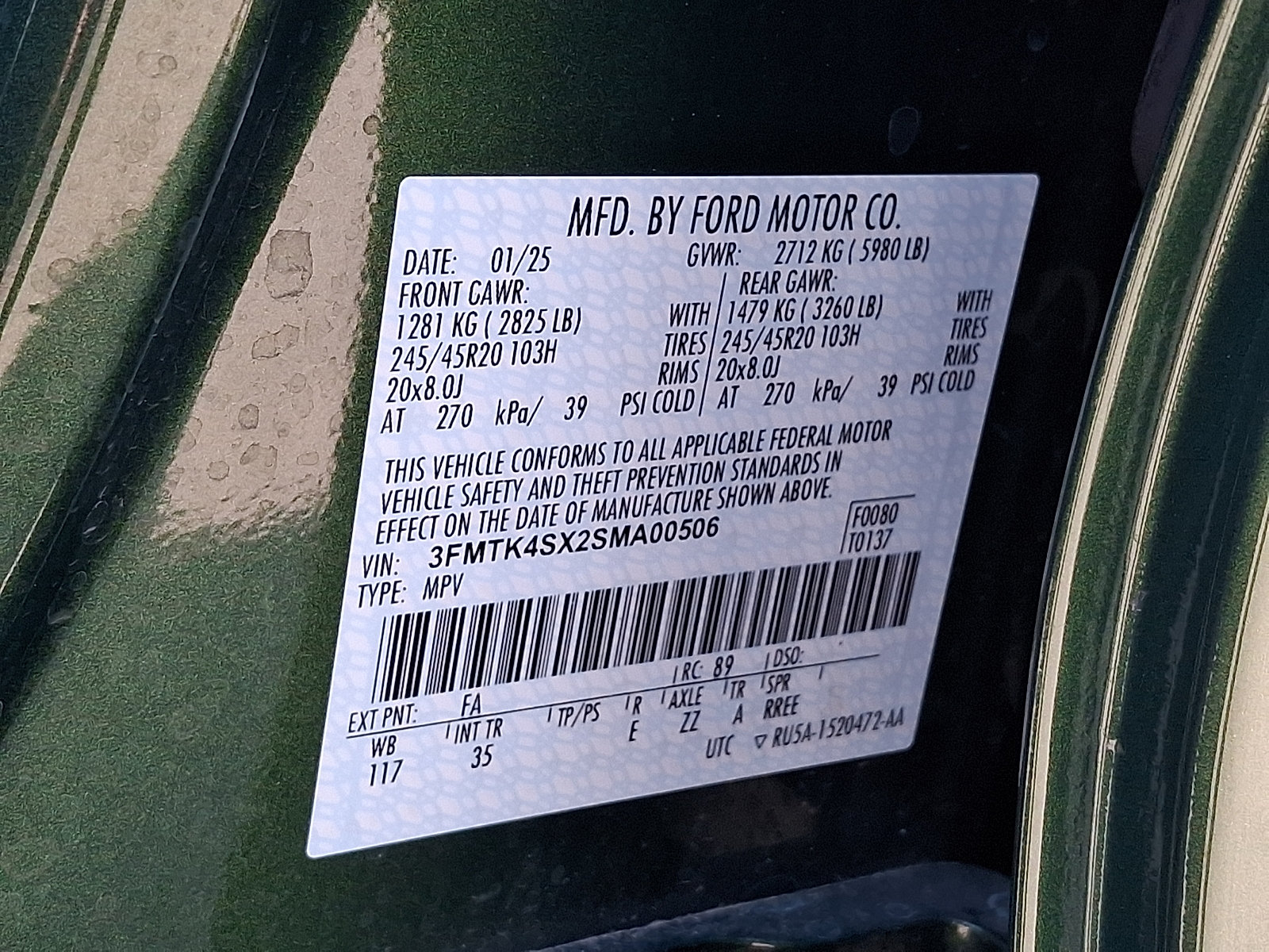 Certified 2025 Ford Mustang Mach-E GT AWD/4WD image 32