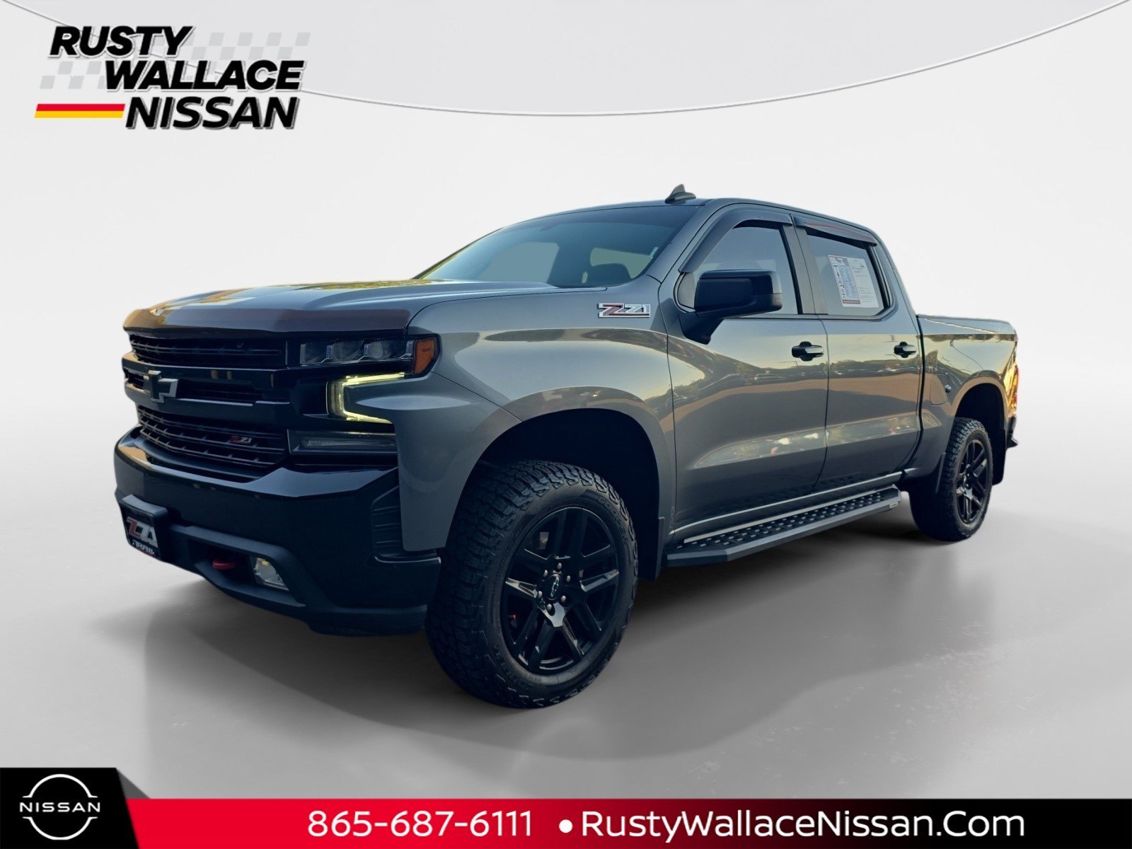 Used 2021 Chevrolet Silverado 1500 LT Trail Boss w/ LPO, Dark Essentials Package AWD/4WD image 1