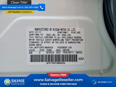 Used 2018 INFINITI Q50 Red Sport 400 w/ Proactive Package AWD/4WD image 16