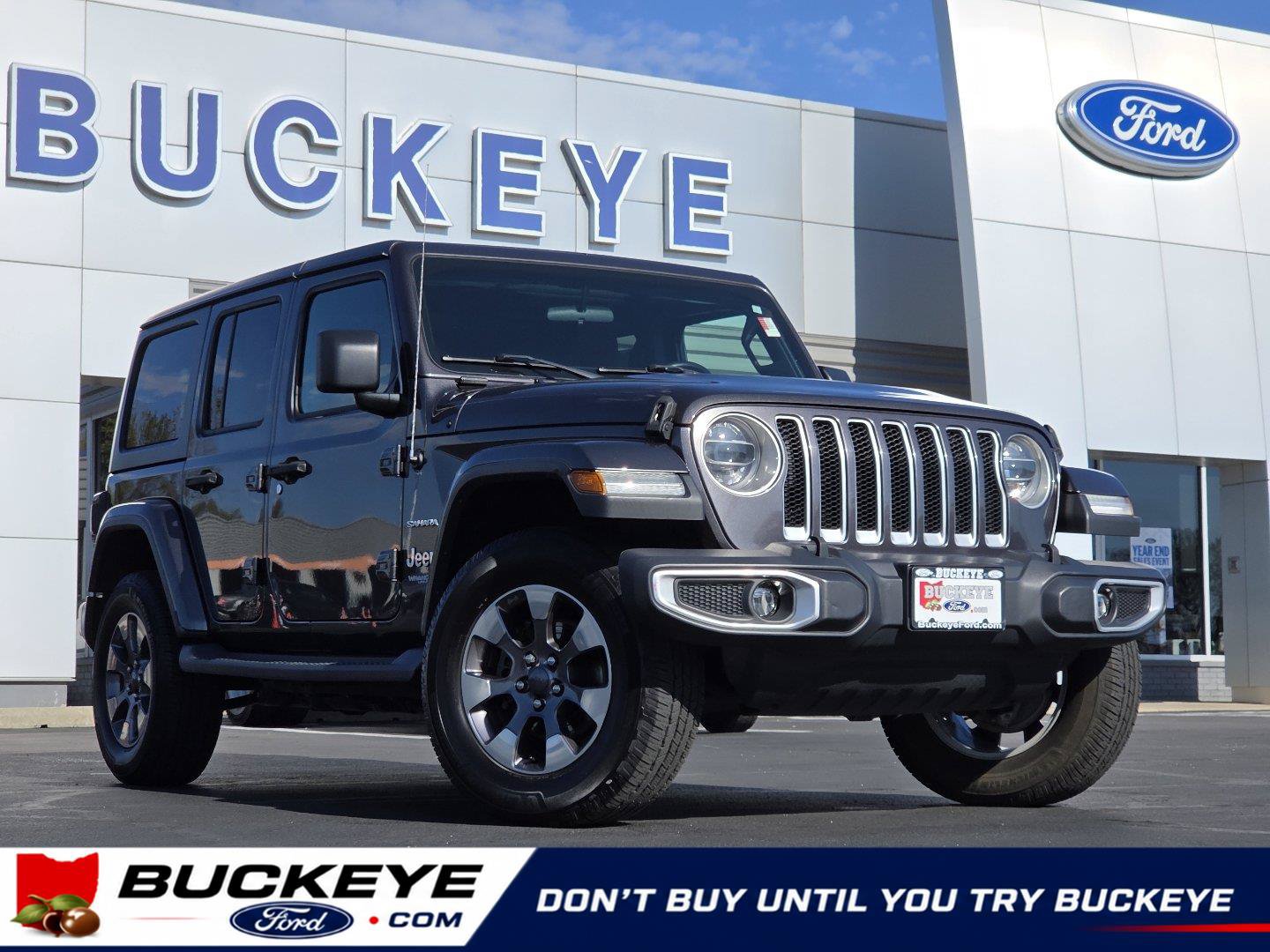 Used 2019 Jeep Wrangler Unlimited Sahara w/ Cold Weather Group AWD/4WD image 1