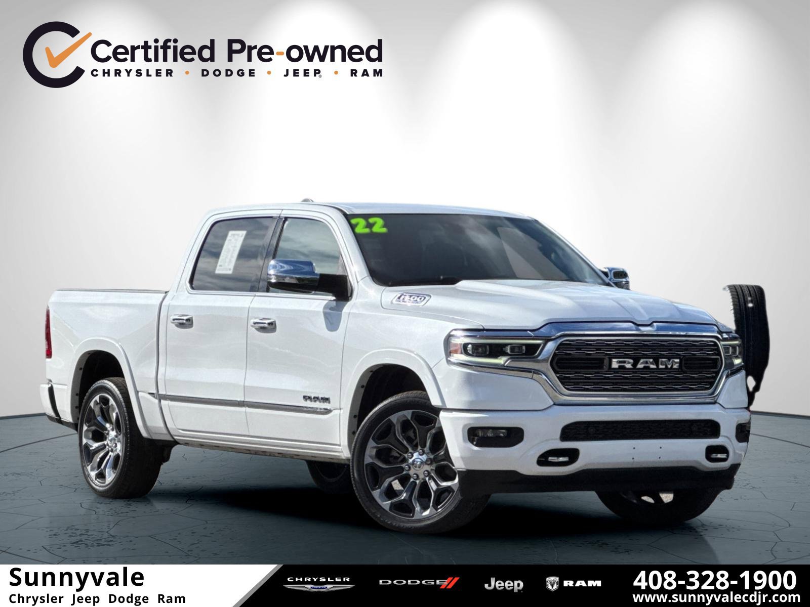 Used 2022 RAM 1500 Limited w/ Body Color Bumper Group AWD/4WD image 1