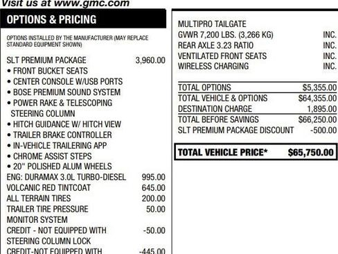 Certified 2023 GMC Sierra 1500 SLT w/ SLT Premium Package AWD/4WD image 2