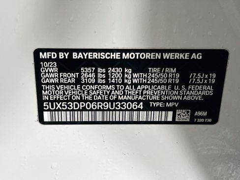Used 2024 BMW X3 xDrive30i w/ Convenience Package AWD/4WD image 34