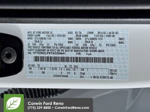 New 2026 Ford F150 STX w/ Equipment Group 200A image 31