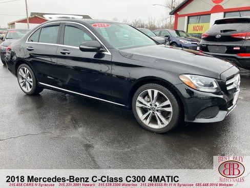 Used 2018 Mercedes-Benz C 300 4MATIC Sedan w/ Premium Package image 1