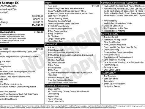 Used 2025 Kia Sportage EX w/ Premium Package AWD/4WD image 3