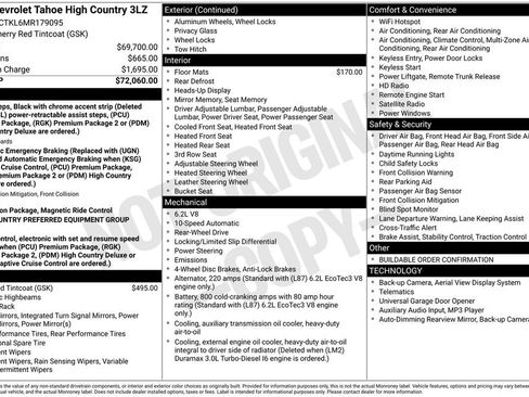 Used 2021 Chevrolet Tahoe High Country image 6