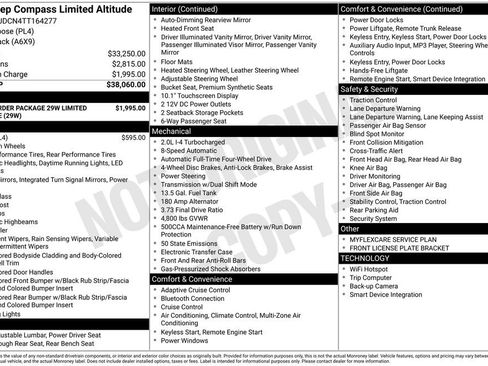 New 2026 Jeep Compass Limited AWD/4WD image 27