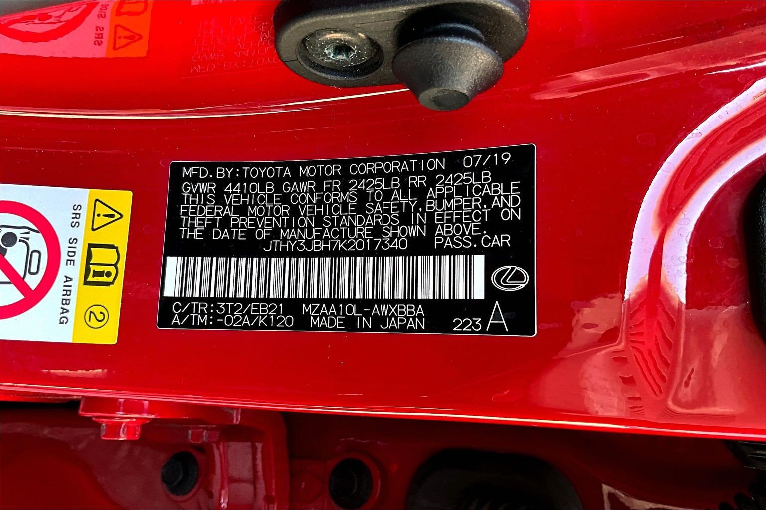Used 2019 Lexus UX 200 F Sport FWD image 16