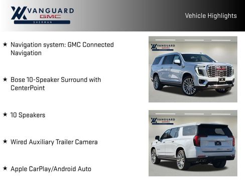 New 2026 GMC Yukon XL Denali w/ Denali Reserve Package AWD/4WD image 10